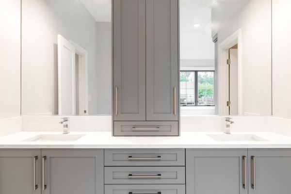 Bathroom Cabinet Refacing in Akron