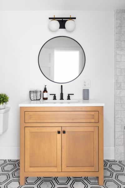 Custom Vanity Installation in Akron