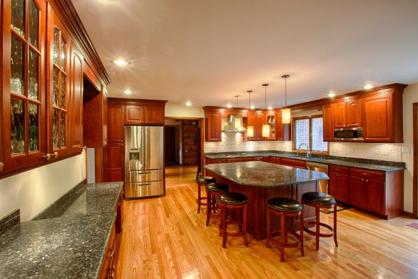 Cherry Kitchen Cabinet Repair in Akron